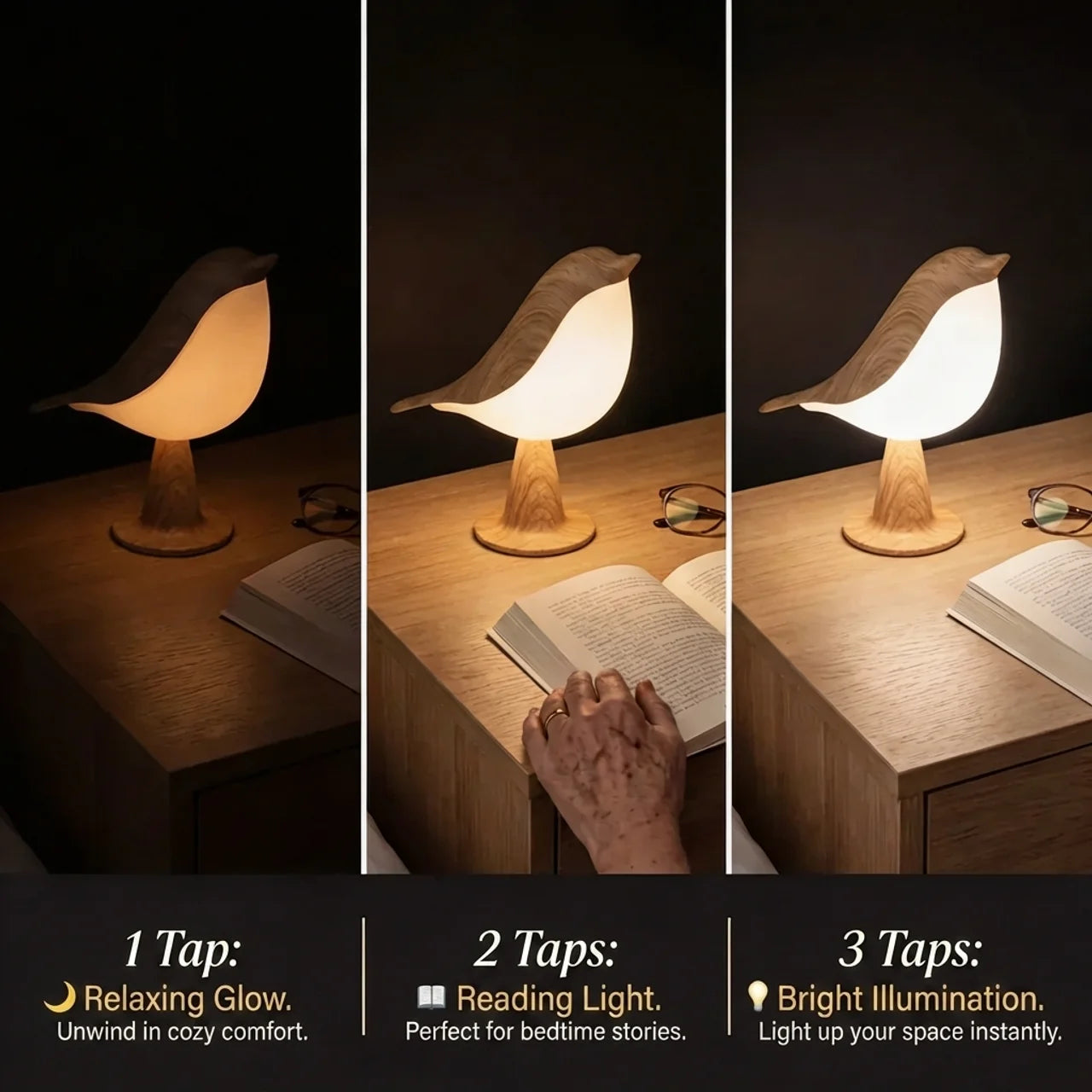Bird Lamp — A Bird That Watches Over Your Evenings 