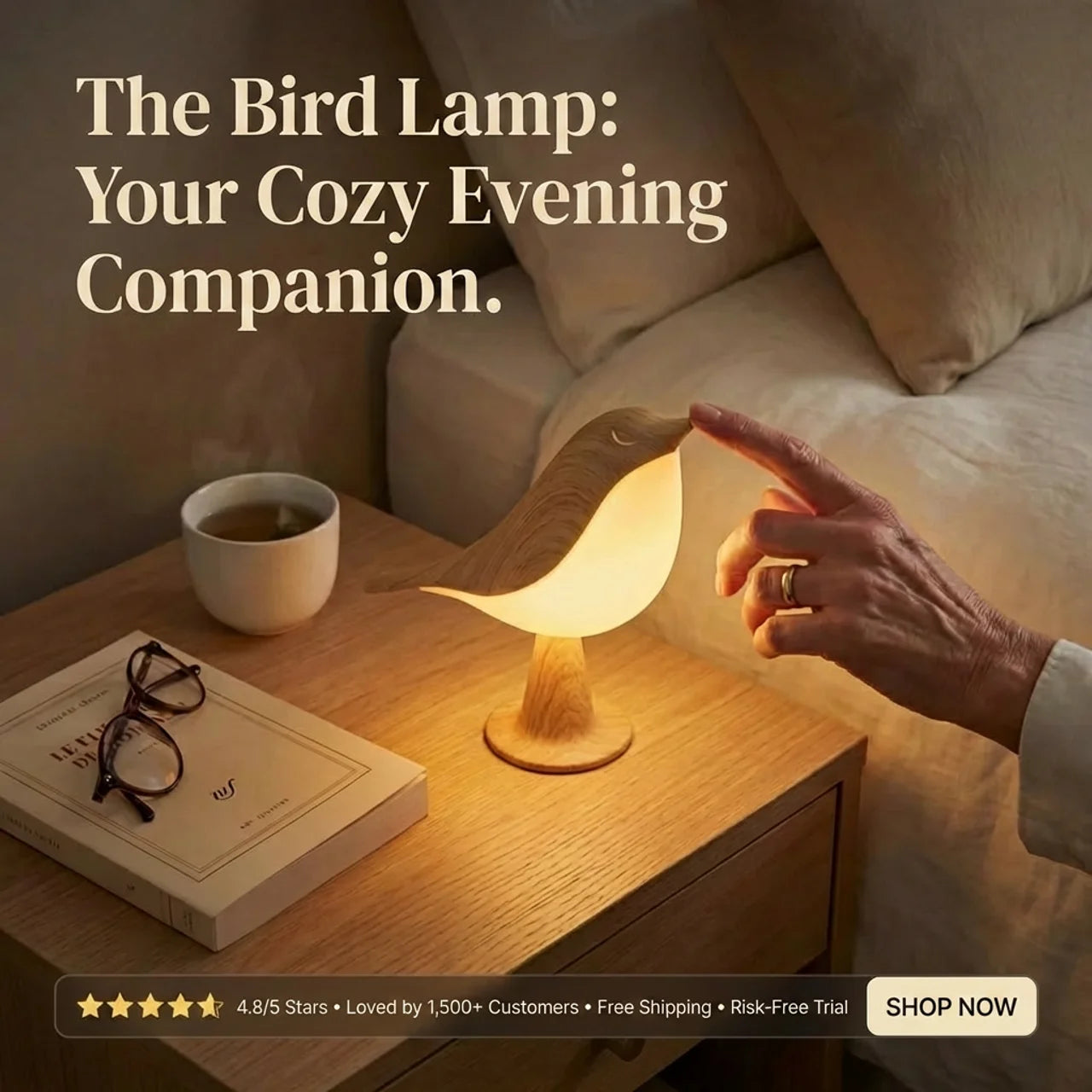 Bird Lamp — A Bird That Watches Over Your Evenings 